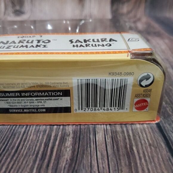 Read 2007 Mattel Shonen Jump Naruto Squad 7 action figure Sasuke Naruto Sakura. - Picture 11 of 11